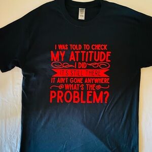 NWOT L T-Shirt Black